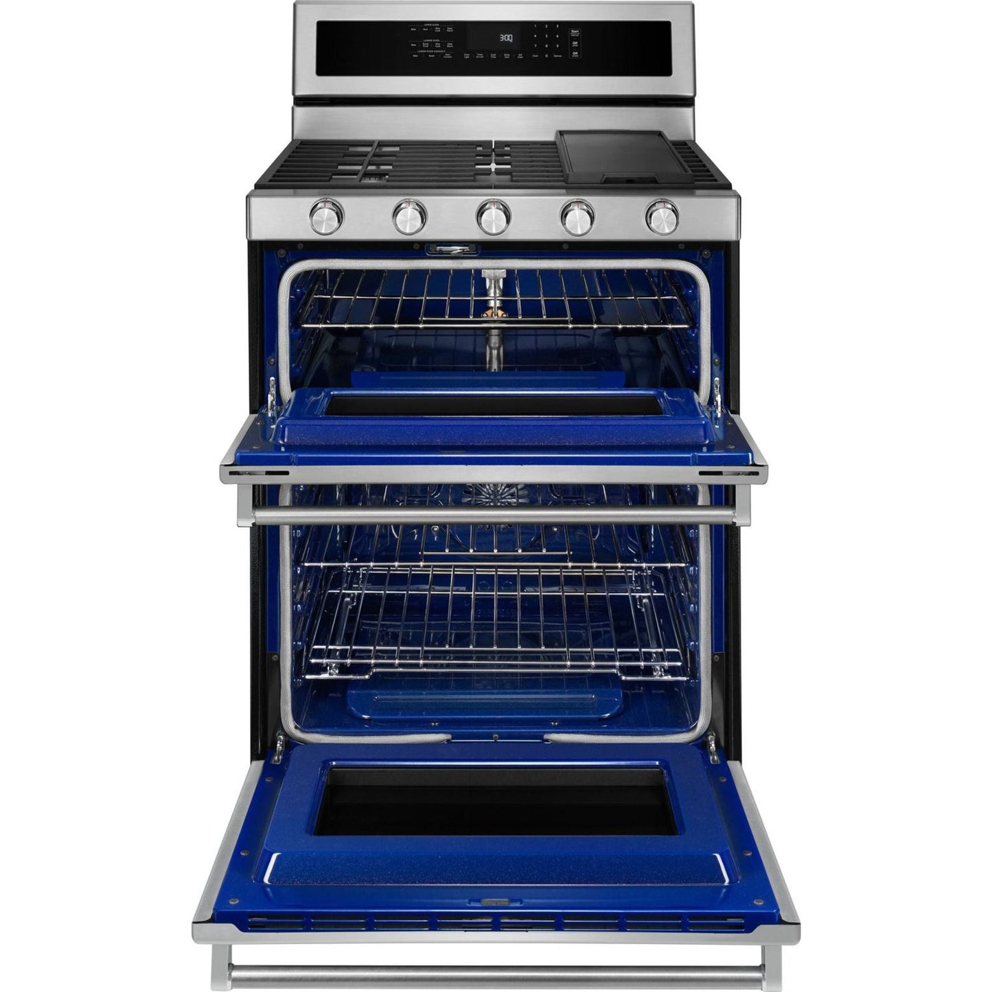 KitchenAid Double Oven Range (KFGD500ESS) - Stainless Steel