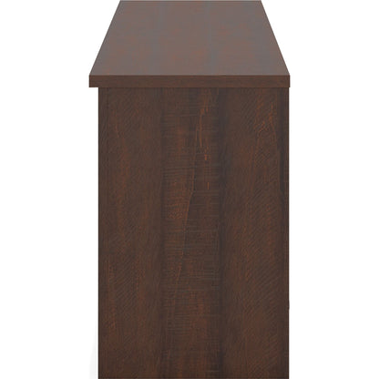 Camiburg Extra Large TV Stand - Warm Brown