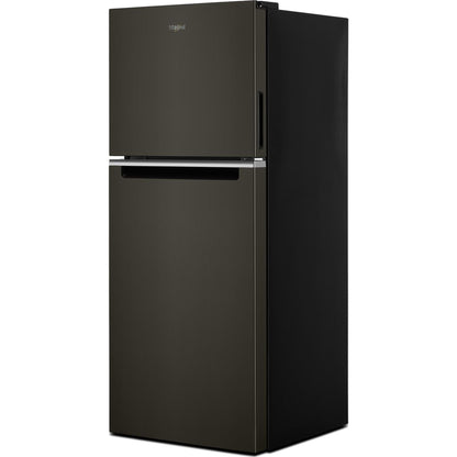Whirlpool Top Mount Fridge (WRT312CZJV) - Black Stainless