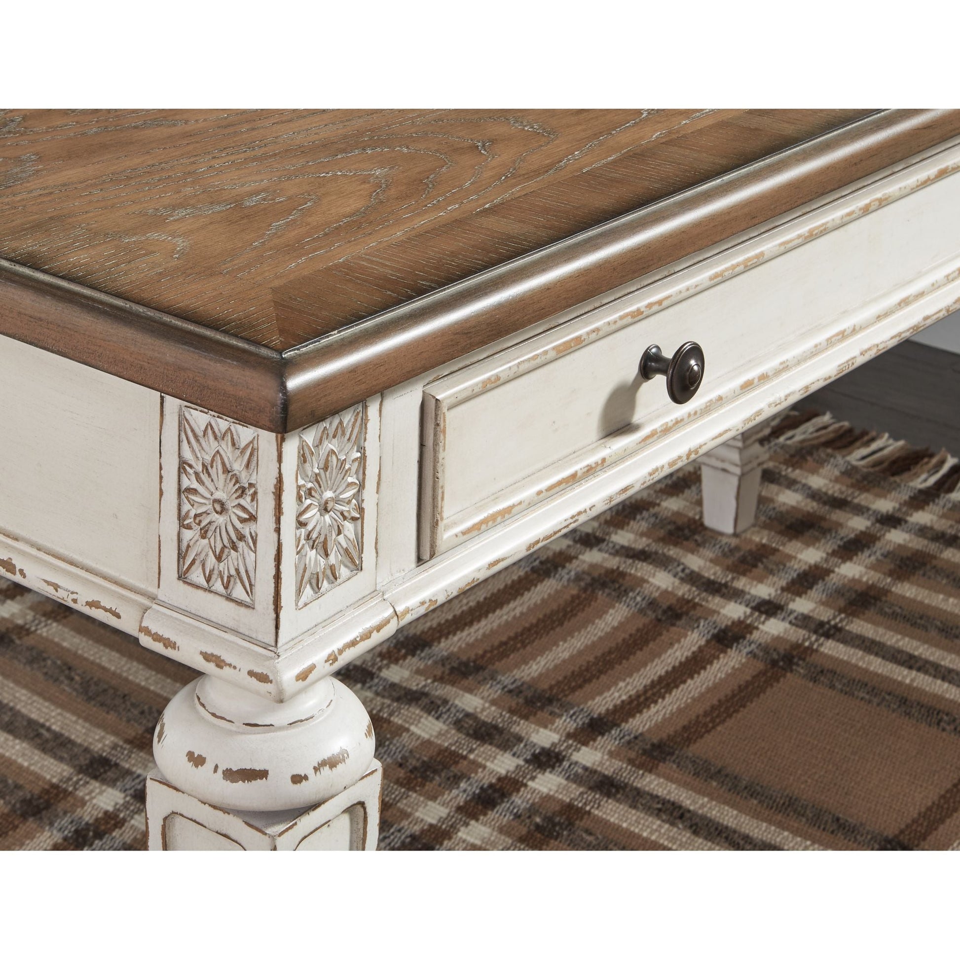 Realyn 2 Piece Home Office Package - Two-tone