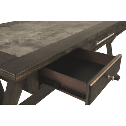 Luxenford 2 Piece Home Office Package - Grayish Brown