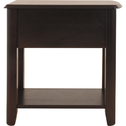 Breegin Chairside Table - Black