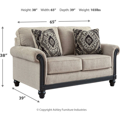 Benbrook Loveseat - Ash