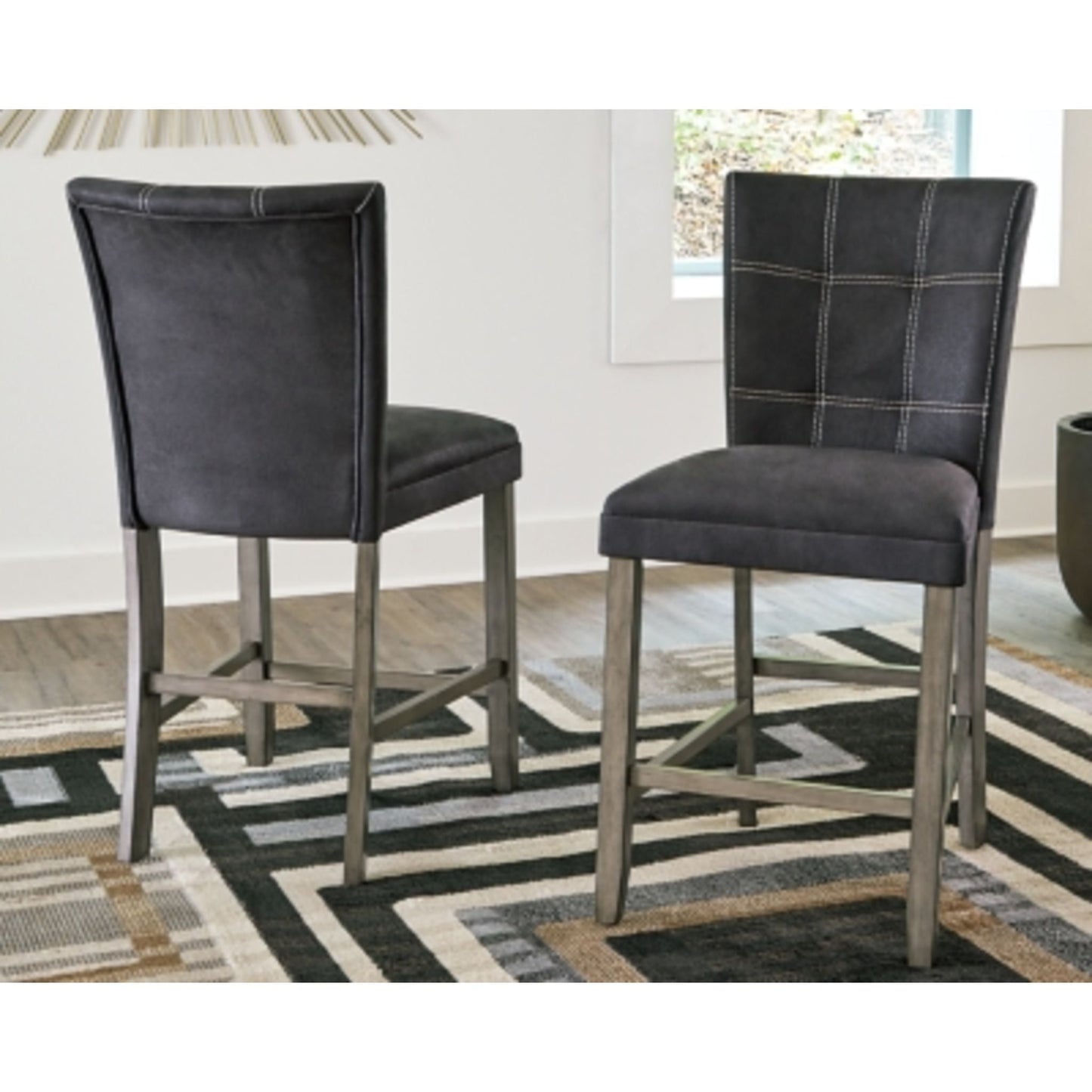 Northfork Craftsman Bar Stool - Two-tone - (D294-124)