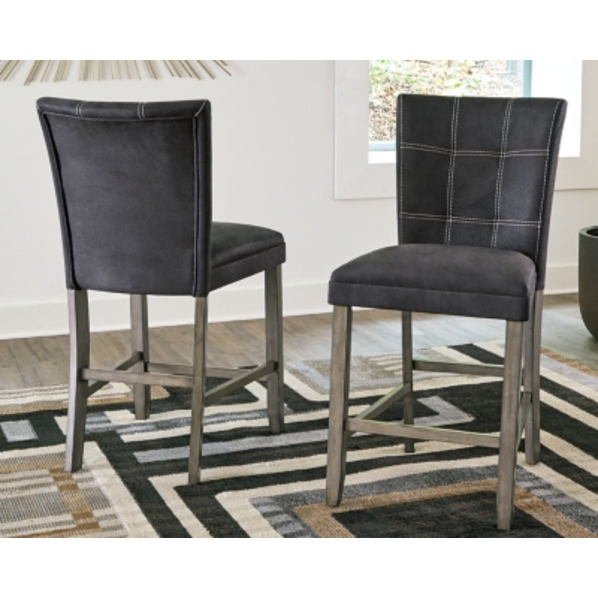 Northfork Craftsman Bar Stool - Two-tone - (D294-124)