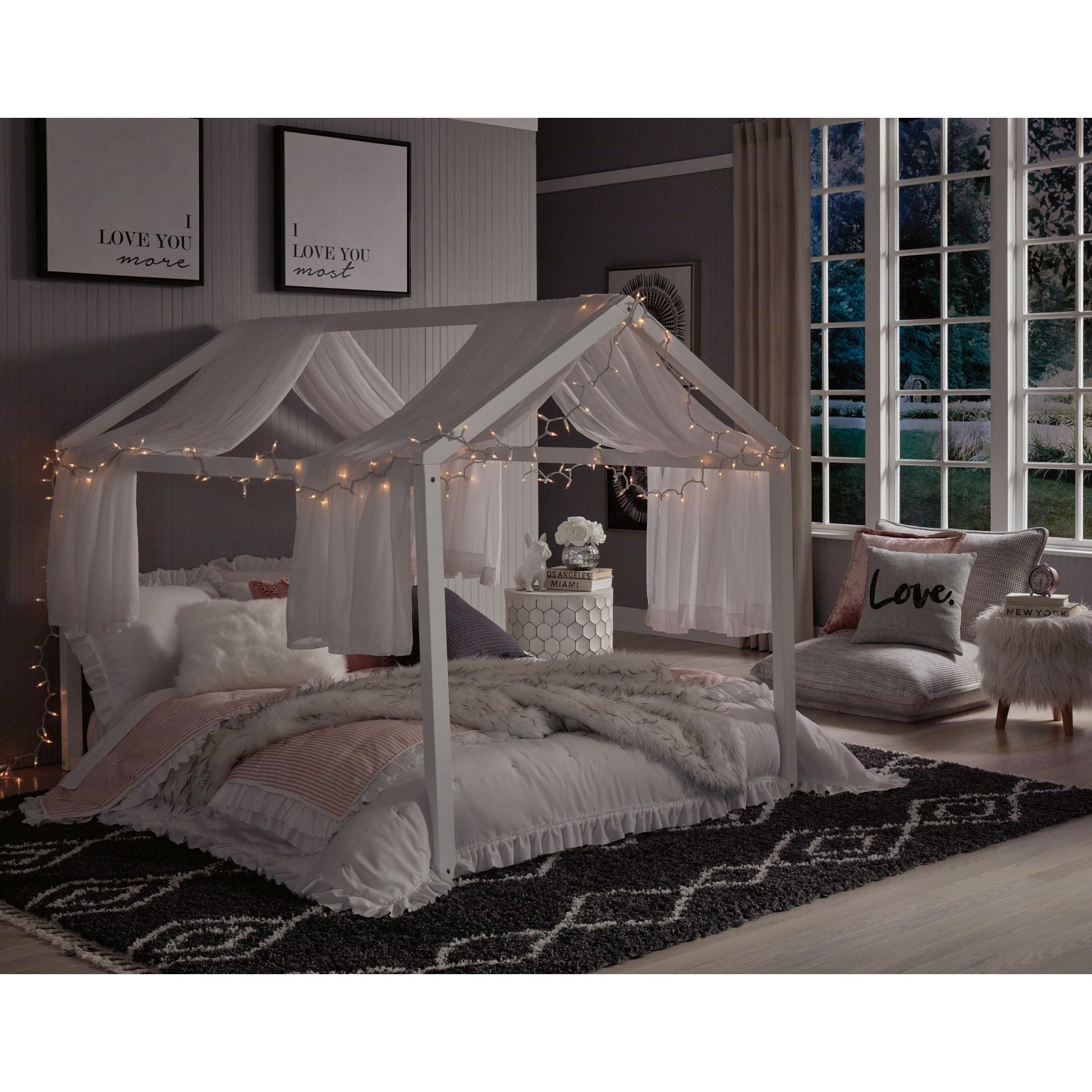 Flannibrook Full House Bed Frame