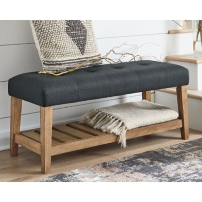 Cabellero Bench - Charcoal/Brown