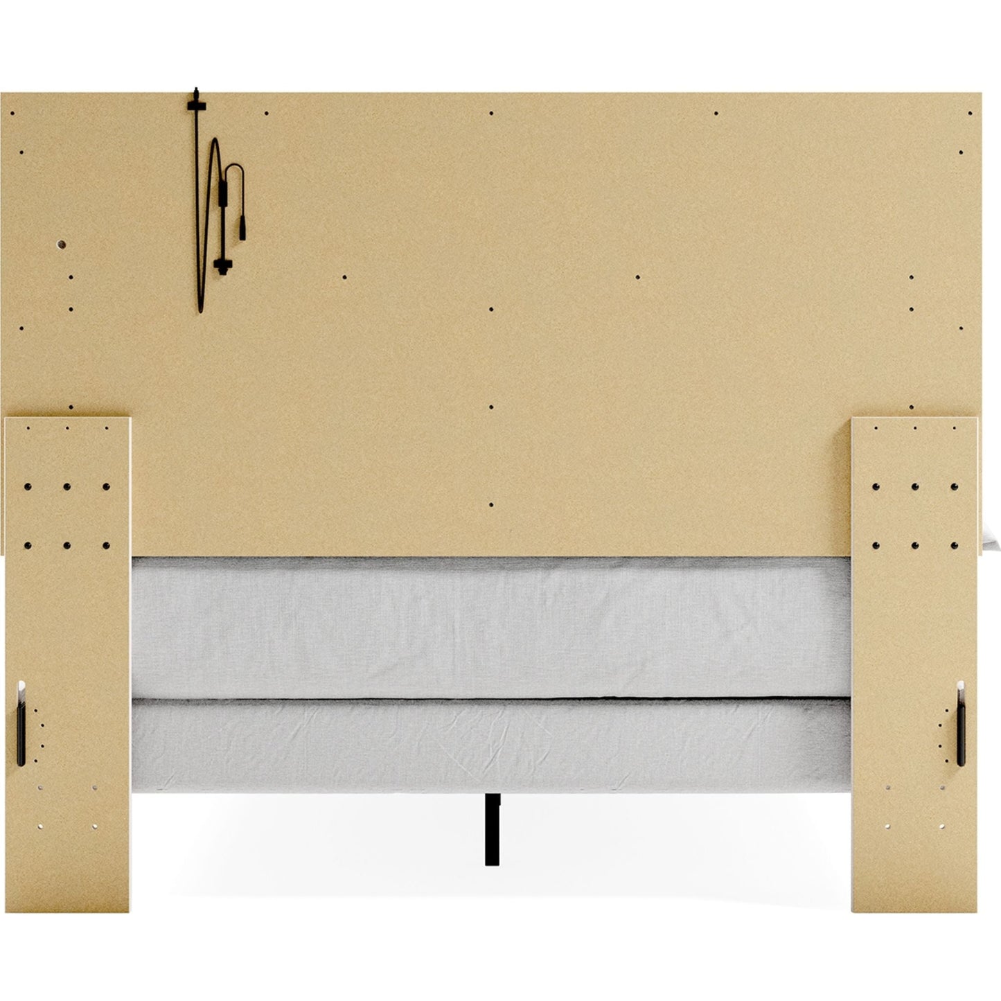 Altyra 3 Piece Panel Bed - White