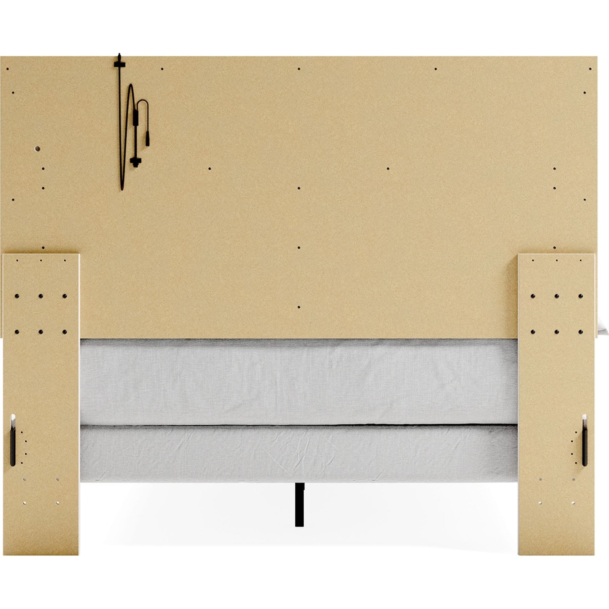 Altyra 3 Piece Panel Bed - White