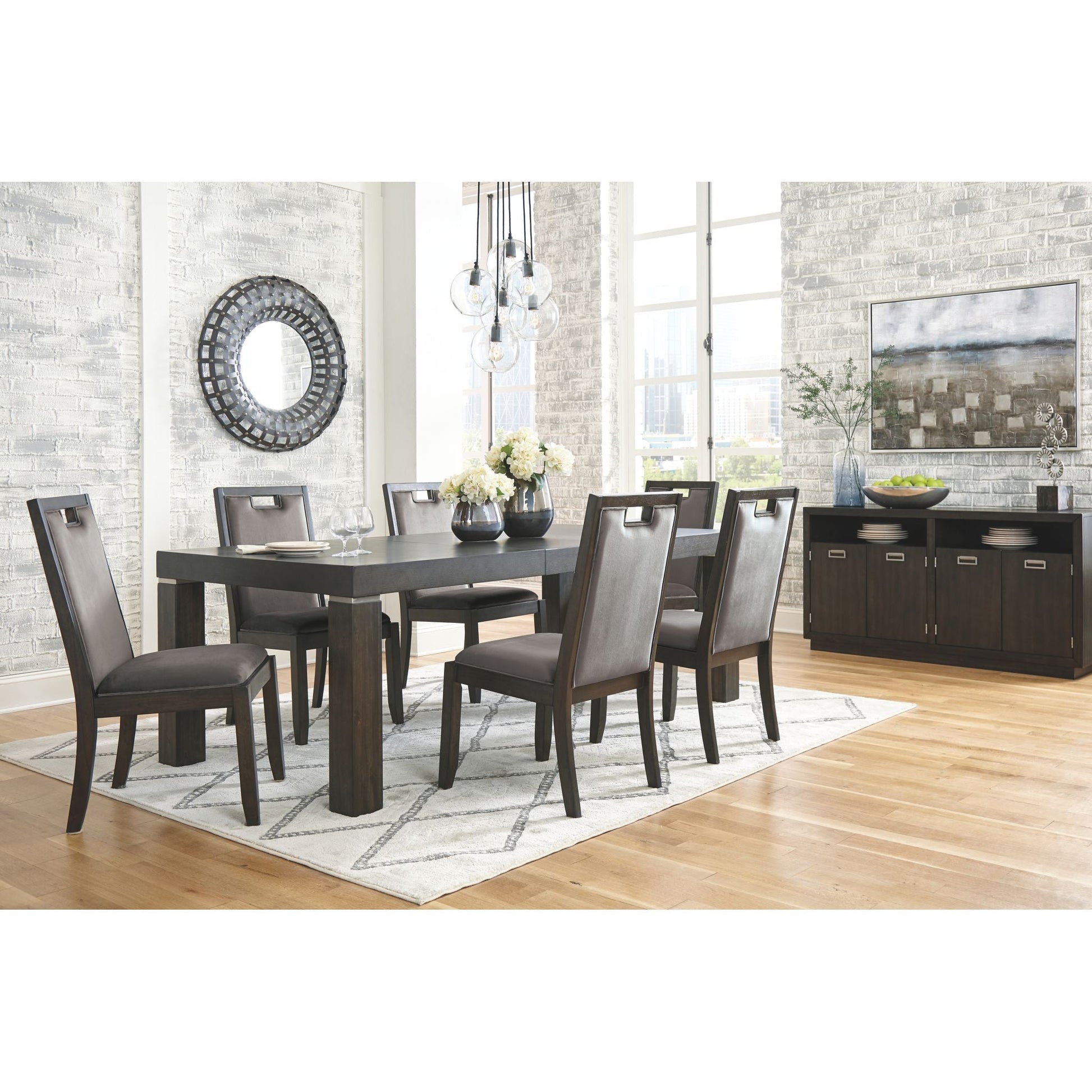 Hyndell Server - Dark Brown - (D731-60)
