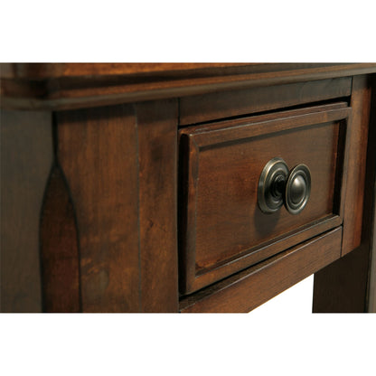 Porter End Table - Rustic Brown