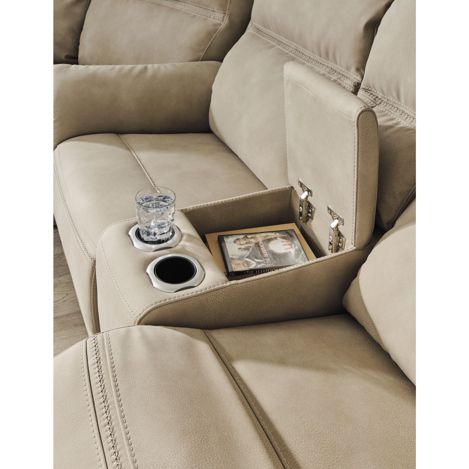 Next Power Reclining Loveseat - Sand