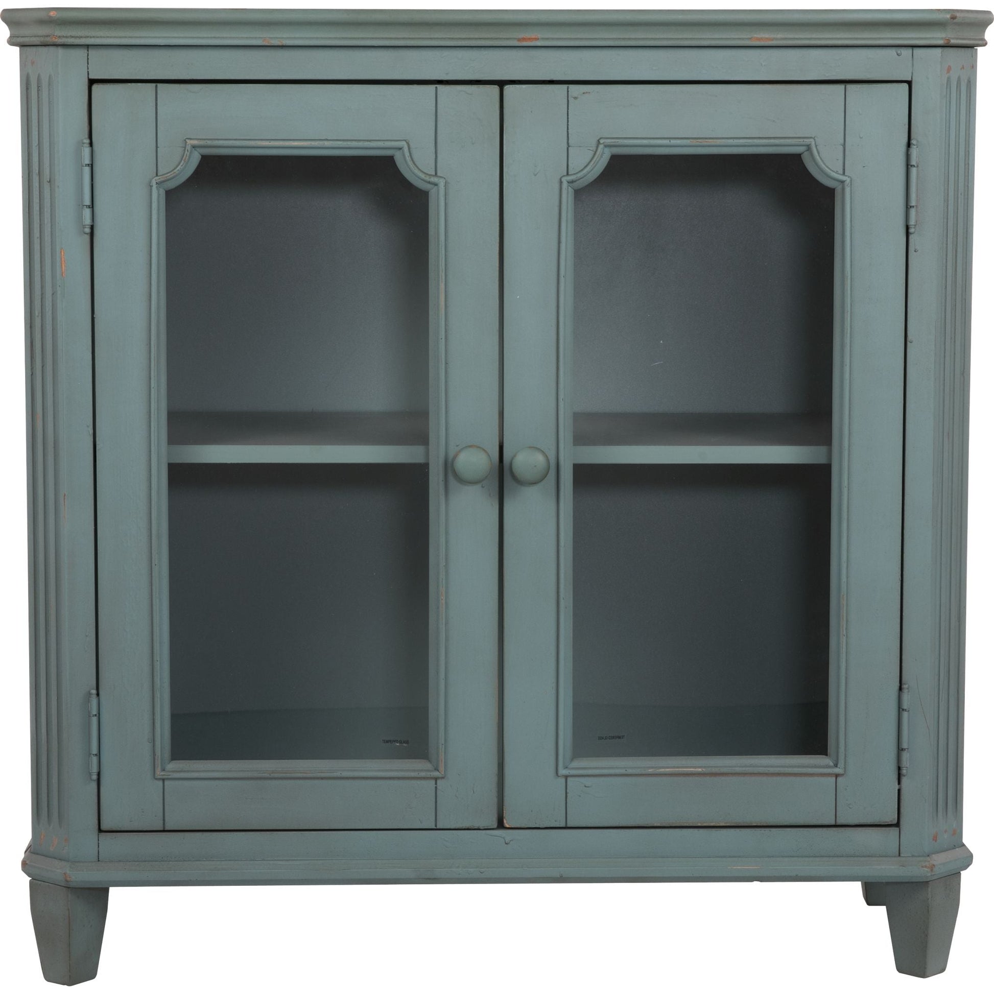 Mirimyn Antiq Small Accent Table - Teal