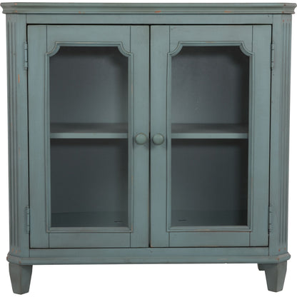Mirimyn Antiq Small Accent Table - Teal