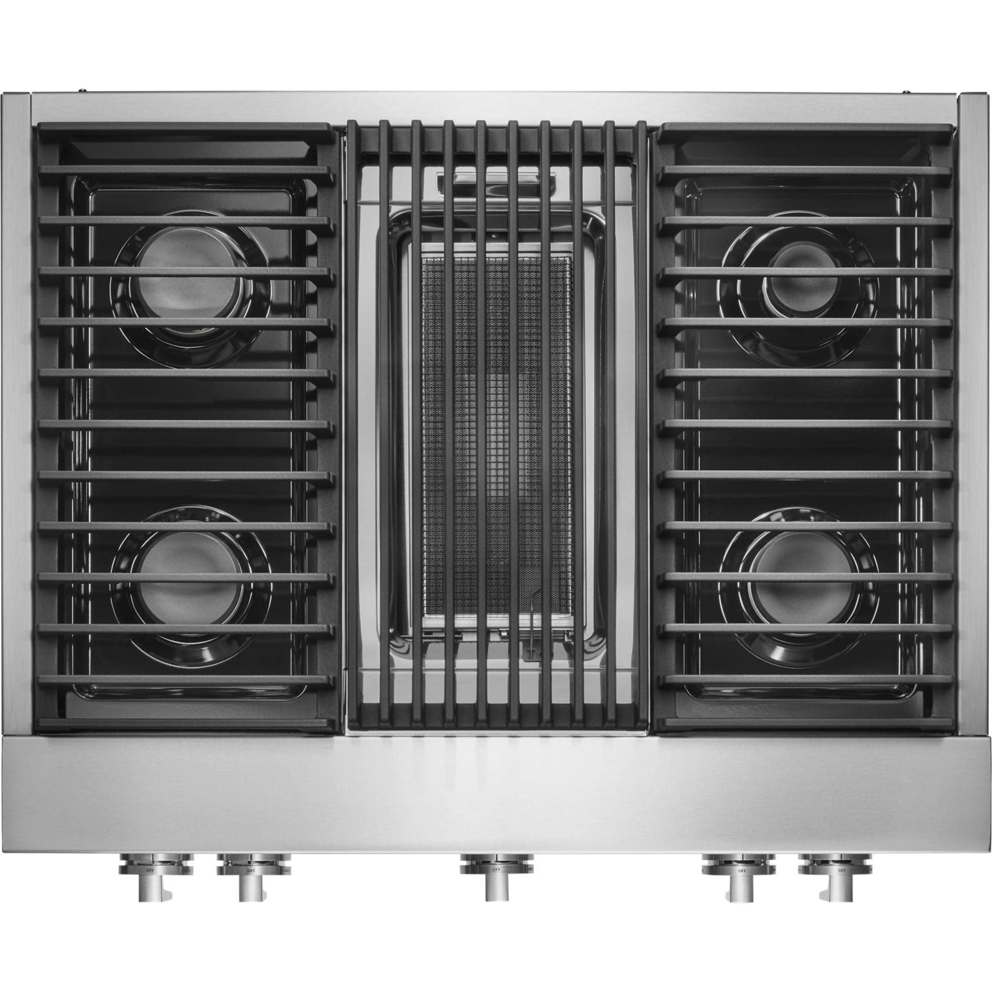 JennAir 36" Gas Cooktop (JGCP636HM) - Floating Glass Black