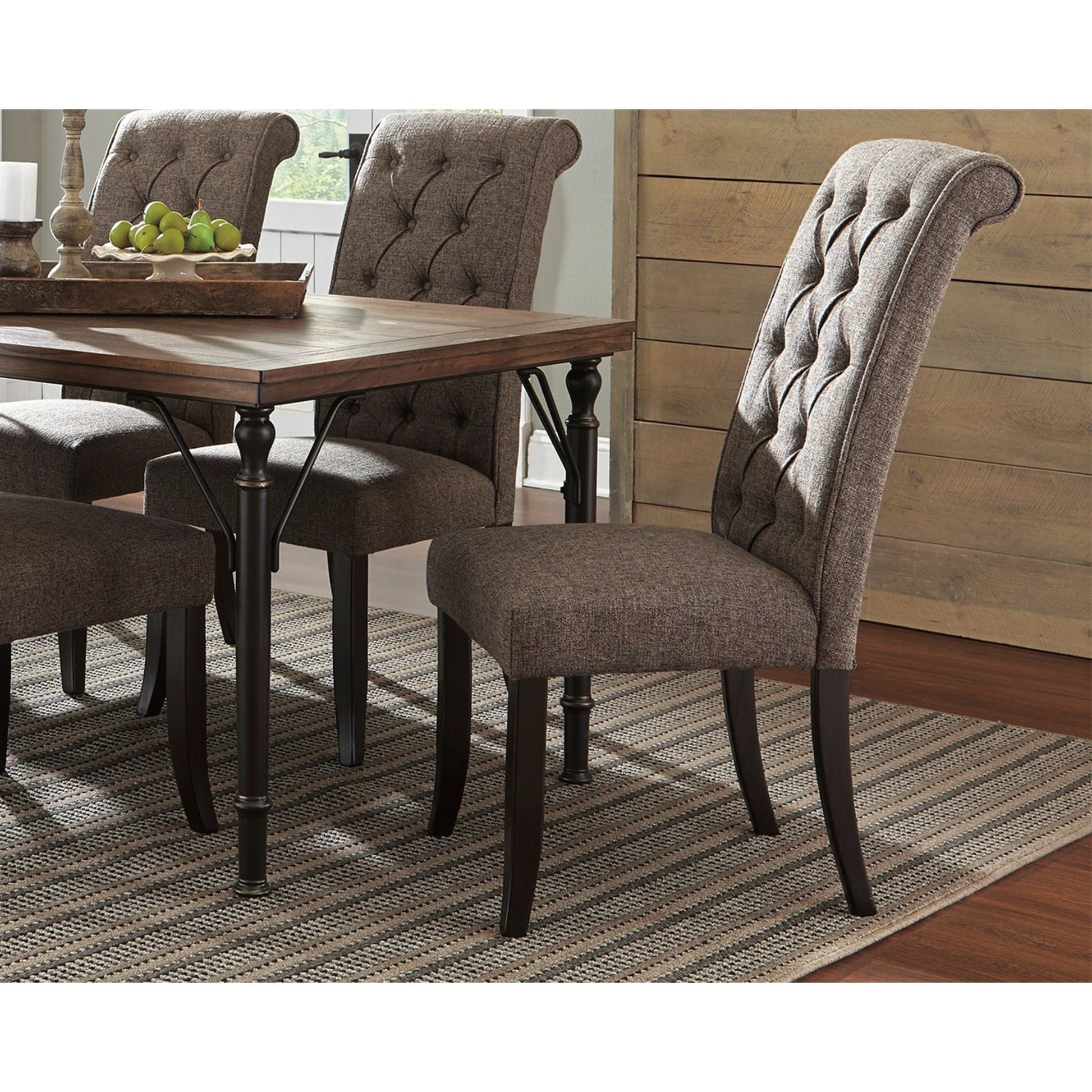 Tripton Side Chair - Graphite - (D530-02)