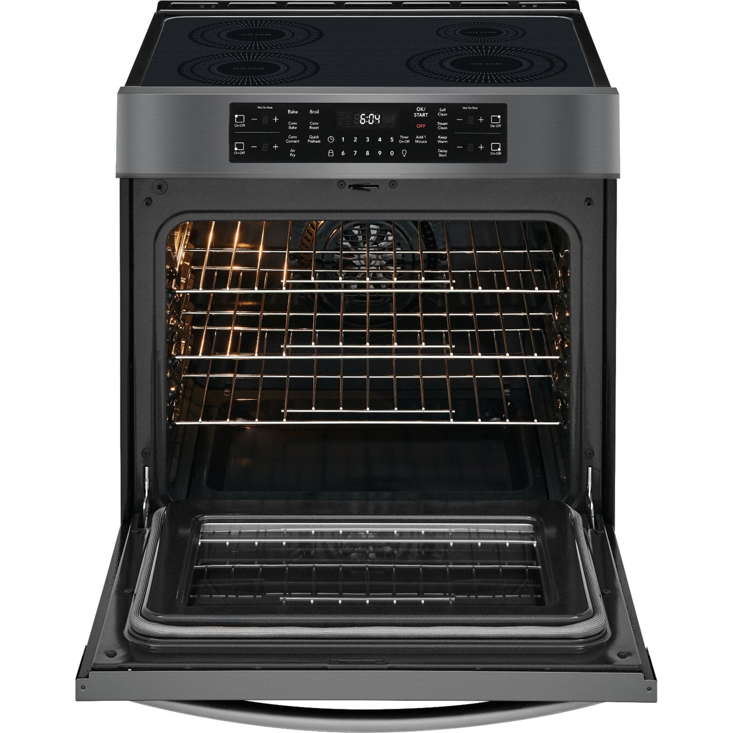 Frigidaire Gallery Front Control Range (CGIH3047VD) - Black Stainless