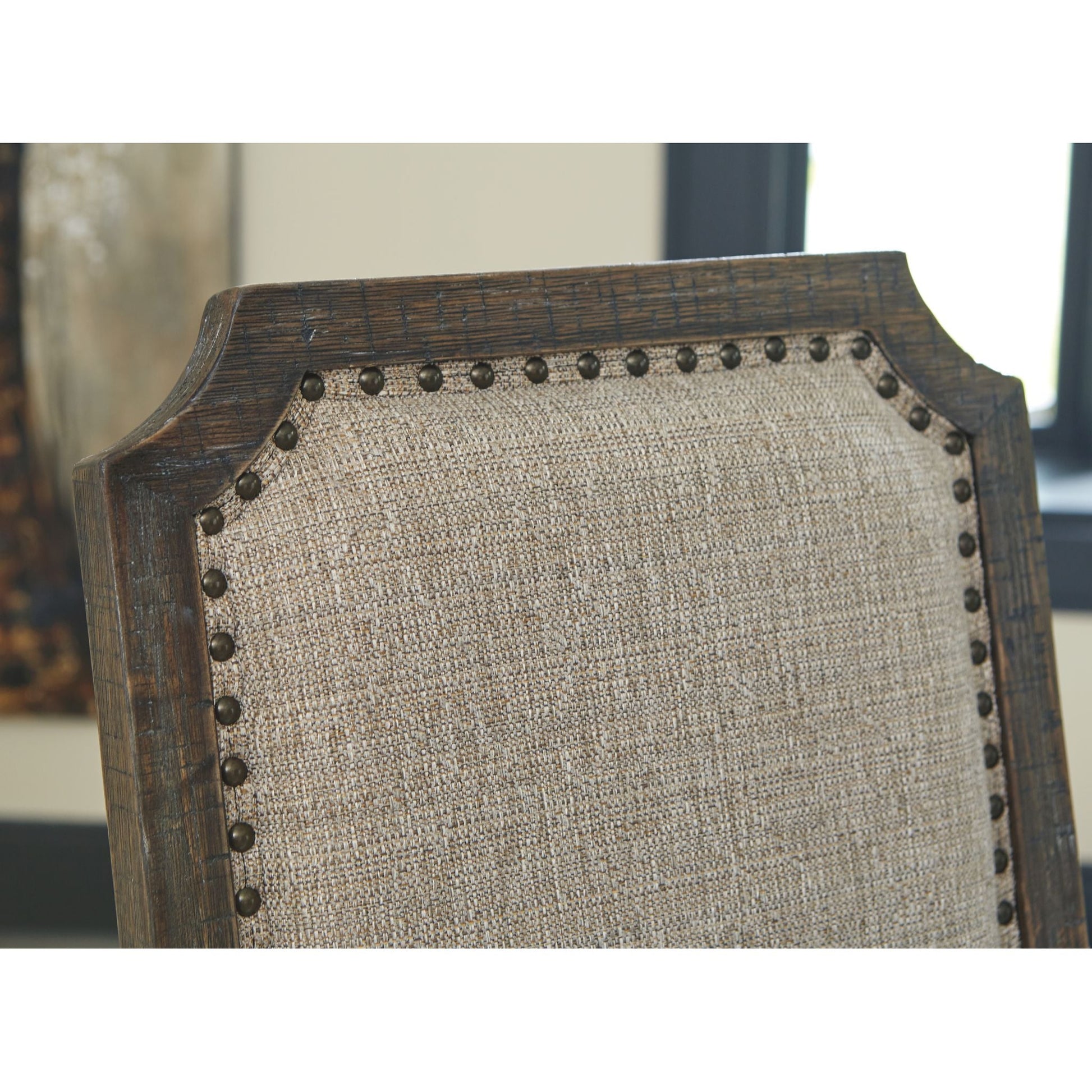 Wyndahl 9 Piece Dining Room - Rustic Brown - (PKG002294)