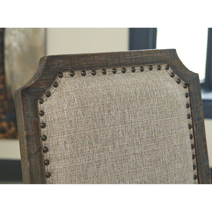 Wyndahl 9 Piece Dining Room - Rustic Brown - (PKG002294)