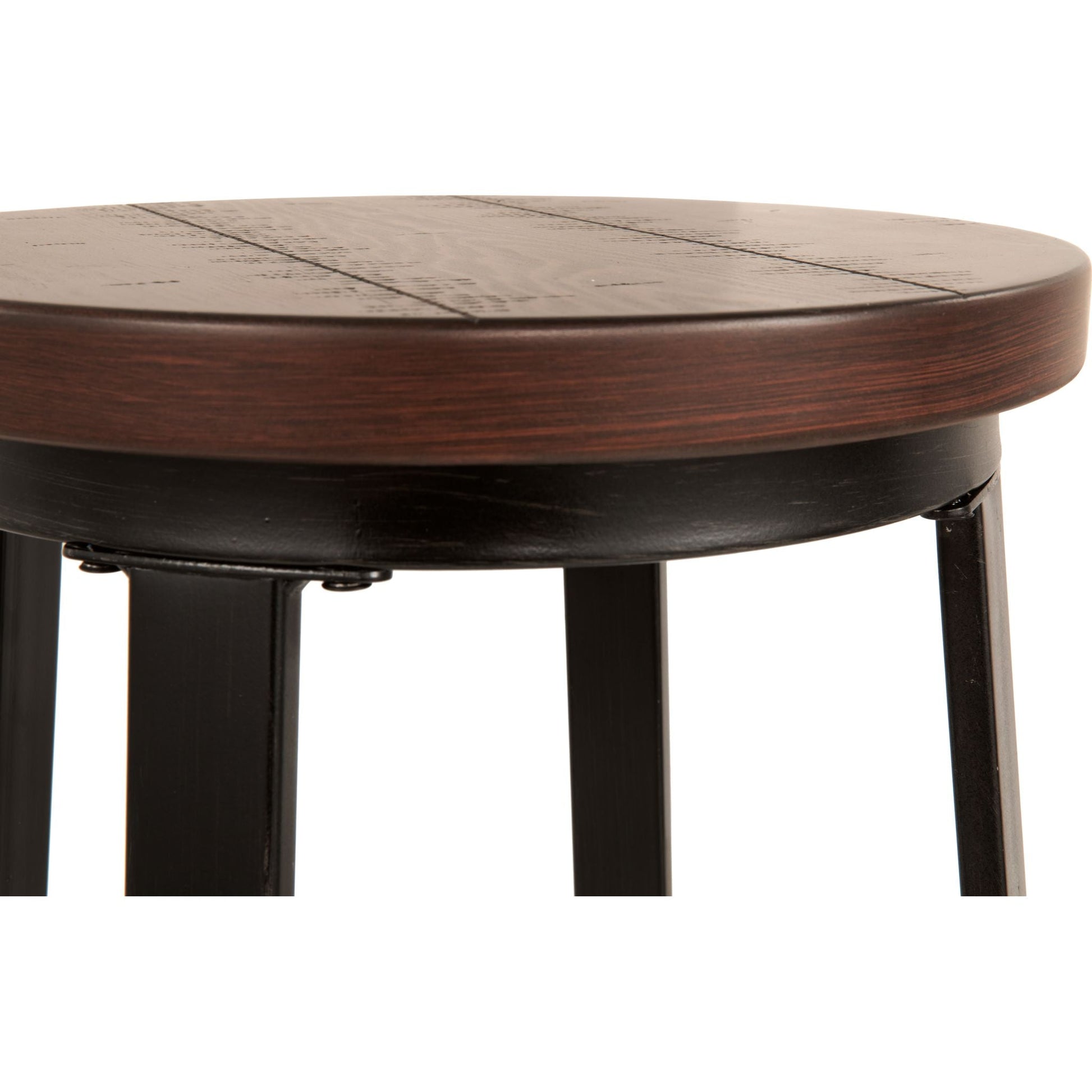 Challiman Bar Stool - Rustic Brown - (D307-124)