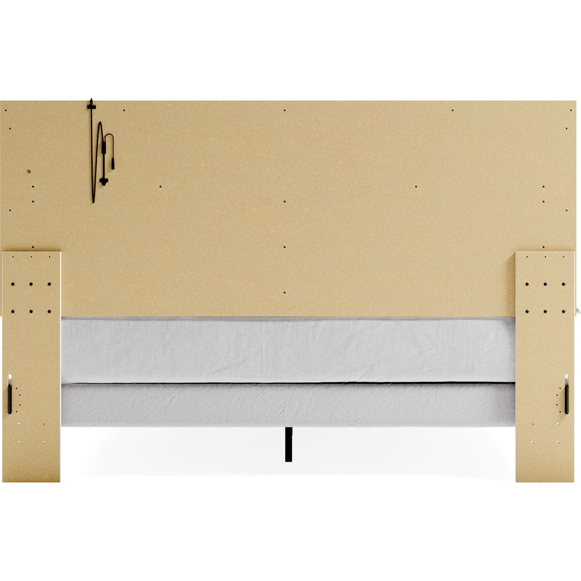 Altyra 3 Piece Panel Bed - White