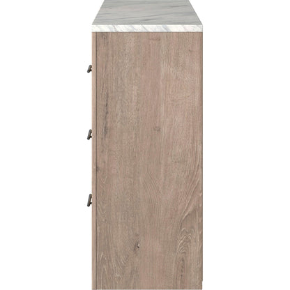 Senniberg 5 Piece Twin Bedroom - Light Brown/White