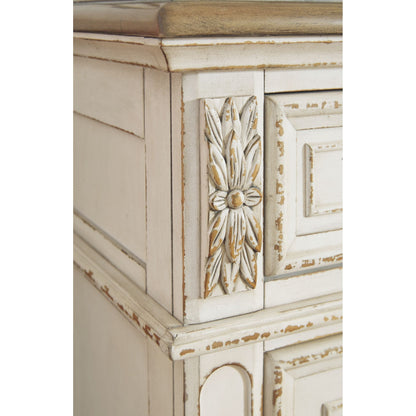 Realyn 5 Piece Twin Bedroom - Chipped White