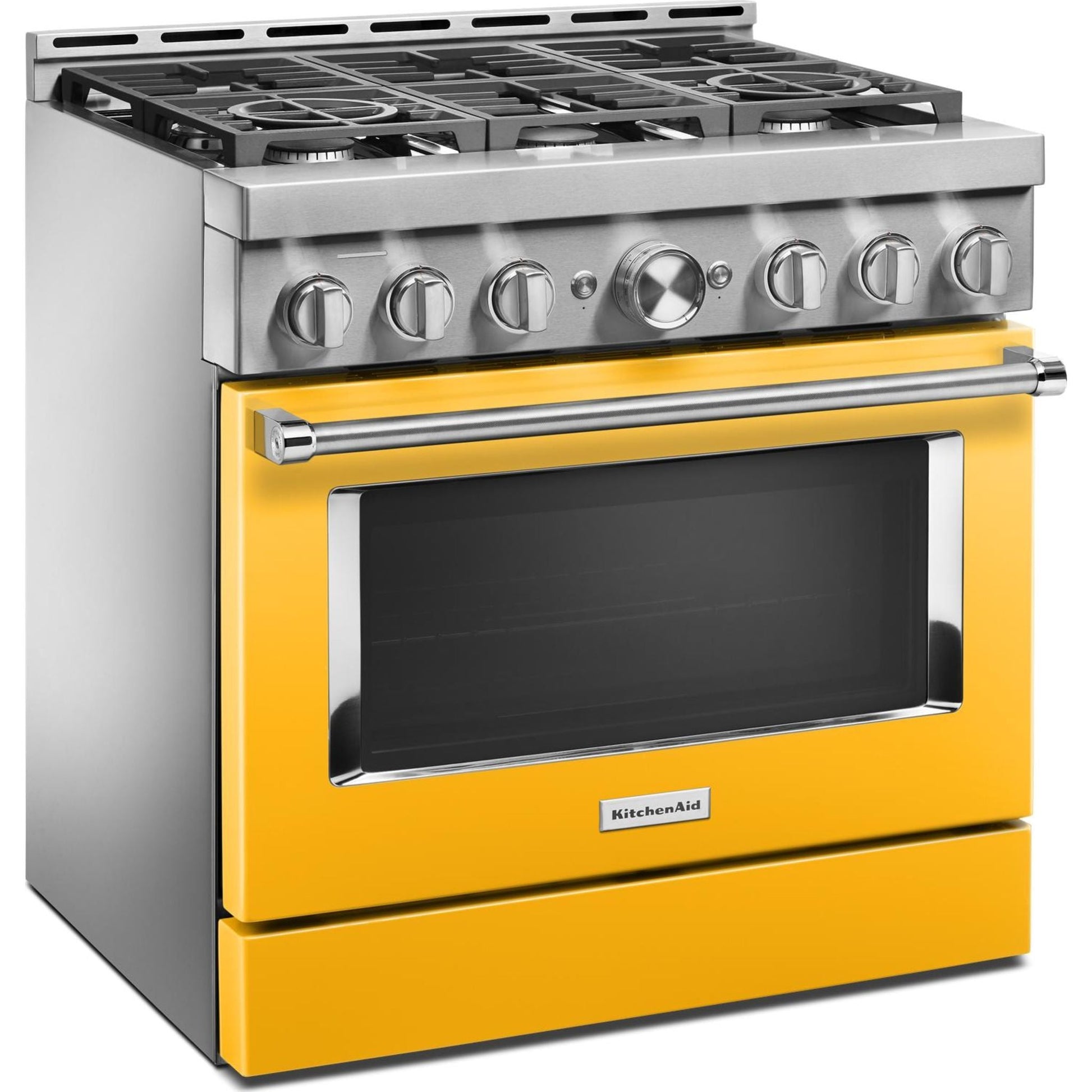 KitchenAid Gas Range (KFGC506JYP) - Yellow Pepper