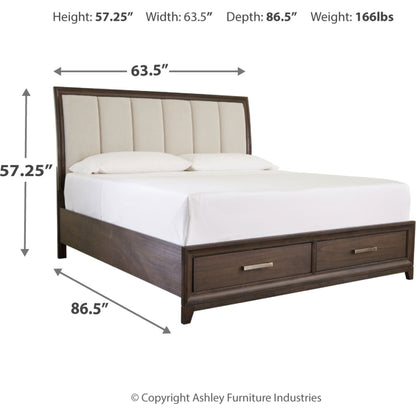 Barrington Heights 5 Piece Bedroom Package - Brown