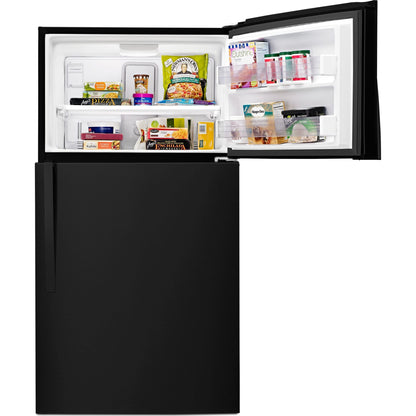 Whirlpool Top Mount Fridge (WRT541SZDB) - Black