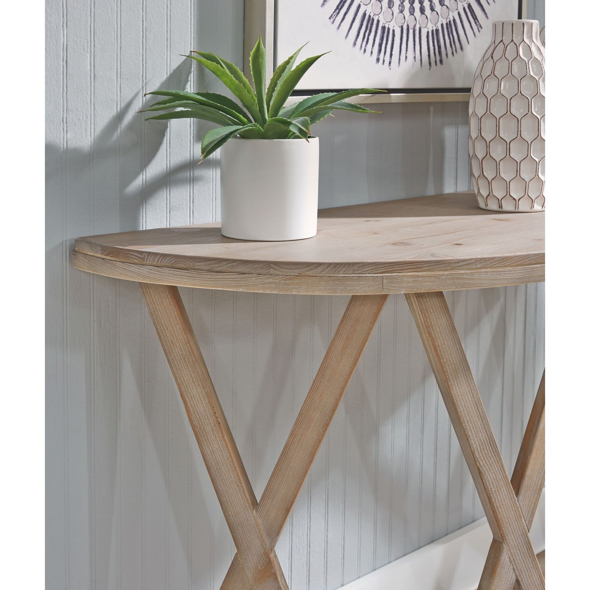 Glasslore Sofa Table - Wood