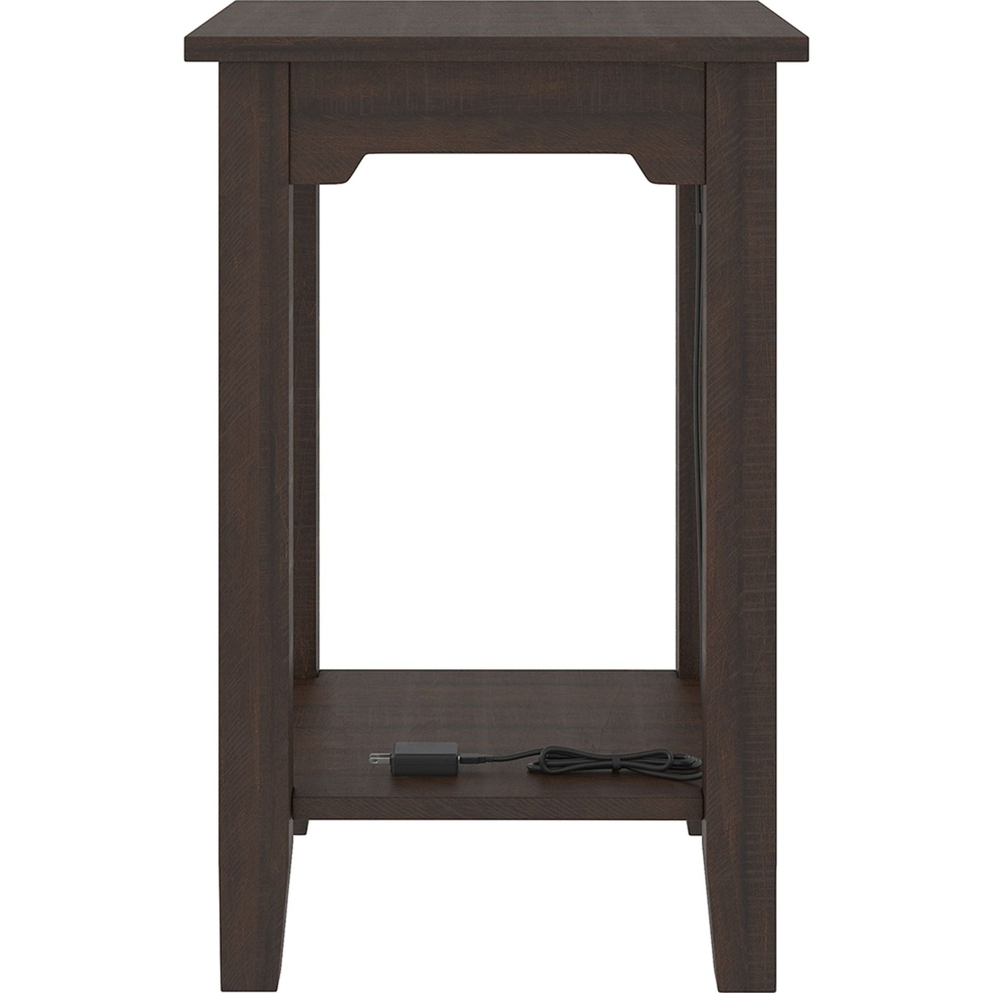 Camiburg Chair Side End Table - Warm Brown