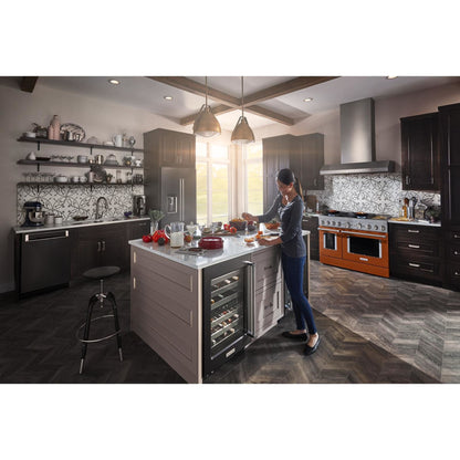 KitchenAid French Door Fridge (KRFC704FBS) - Black Stainless