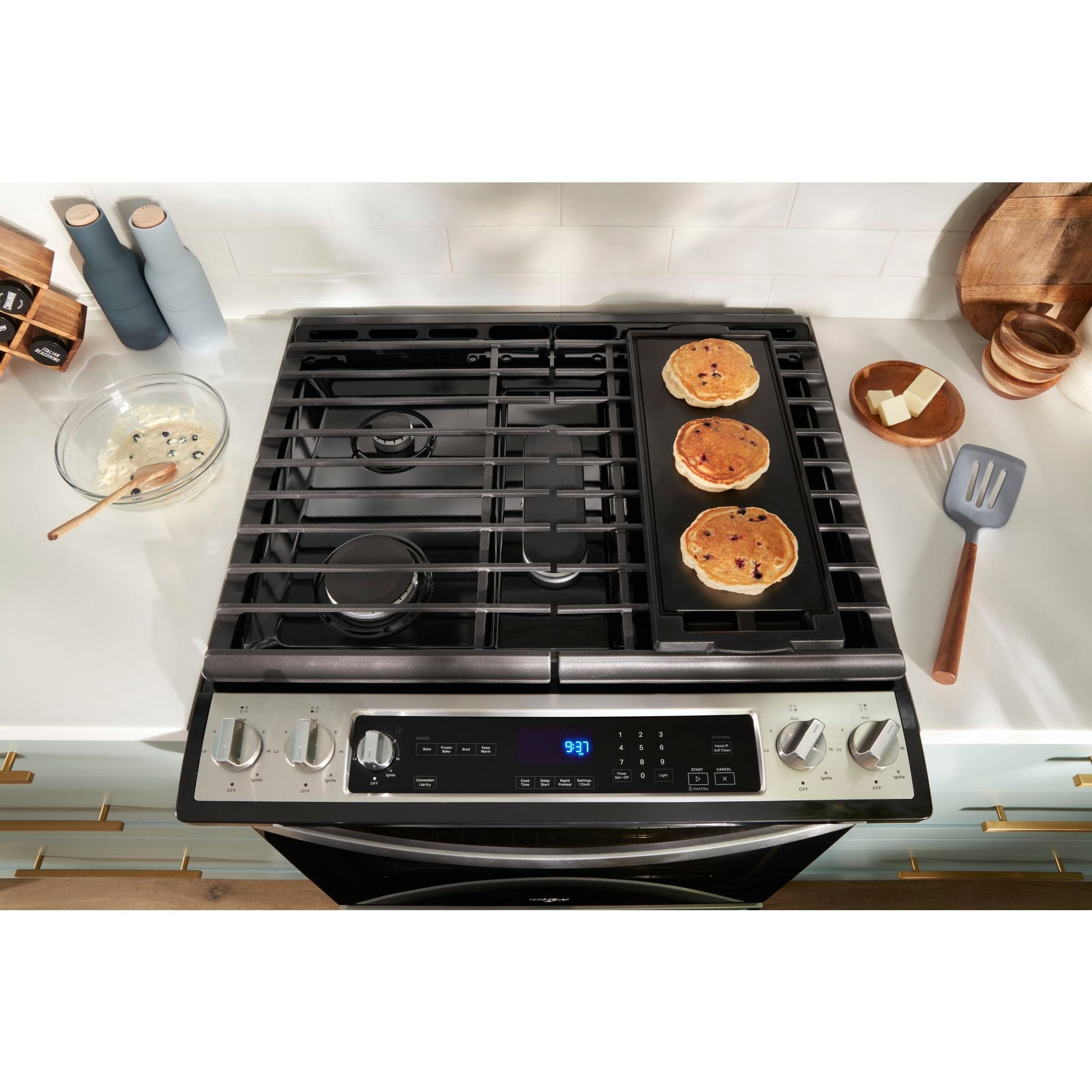 Whirlpool Gas Range (WEG745H0LZ) - Stainless Steel