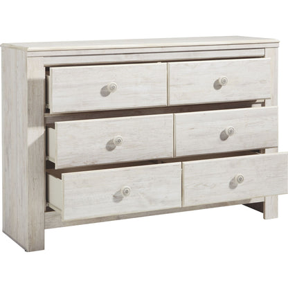Jareth 5 Piece Bedroom Package - Whitewash
