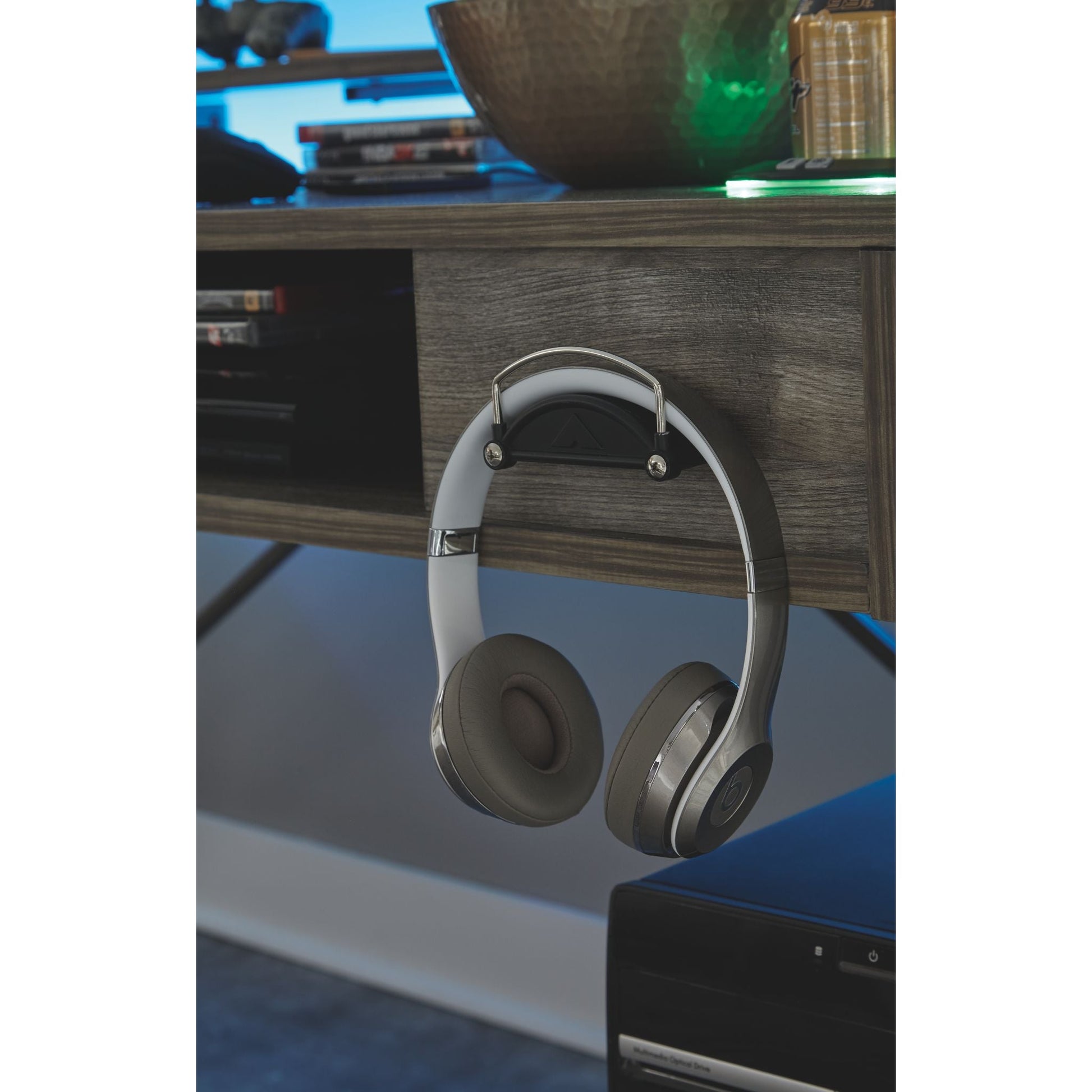 Barolli Gaming Desk - Gunmetal