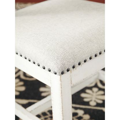 Valebeck 9 Piece Dining Room - White/Brown - (PKG002021)