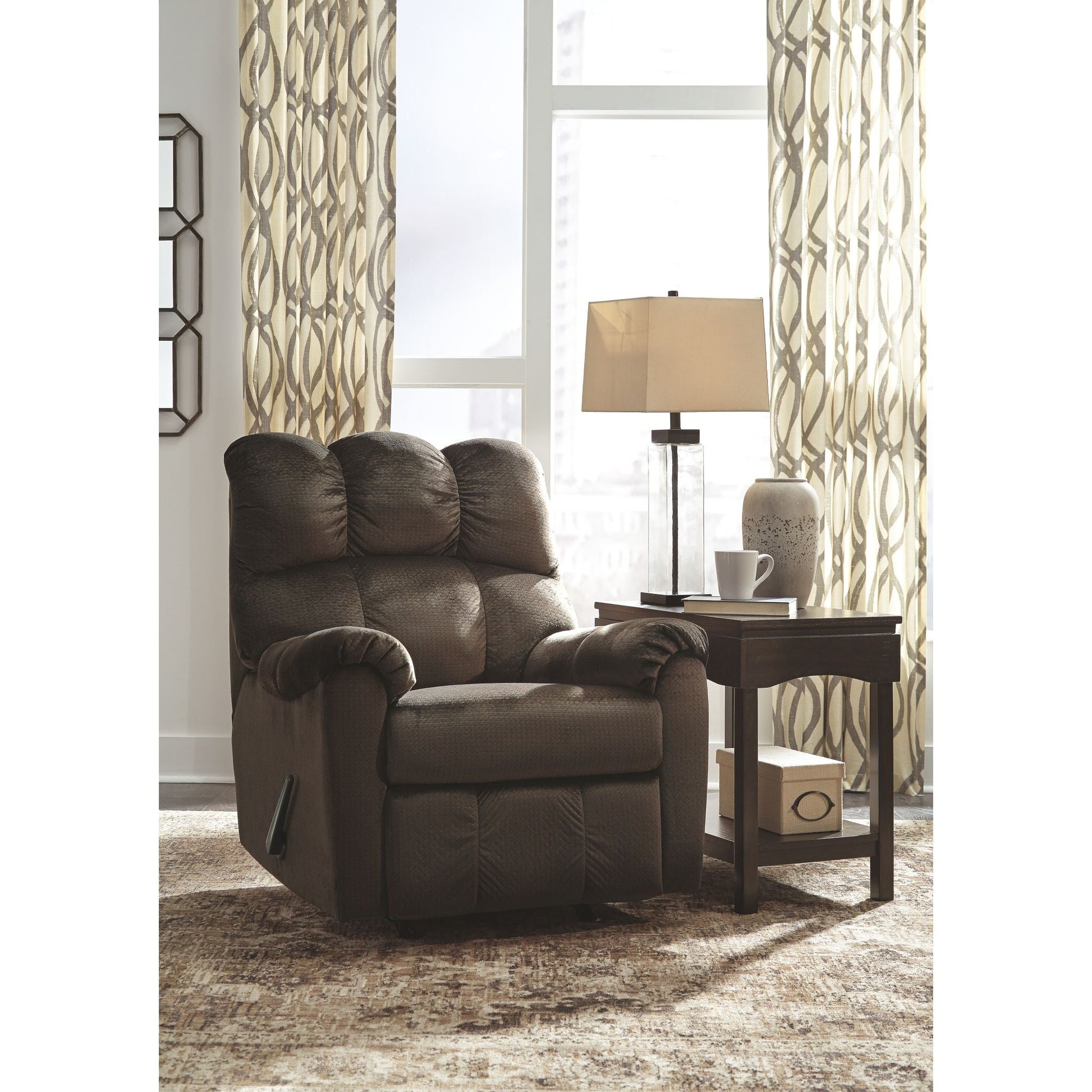 Parketon Rocker Recliner - Chocolate