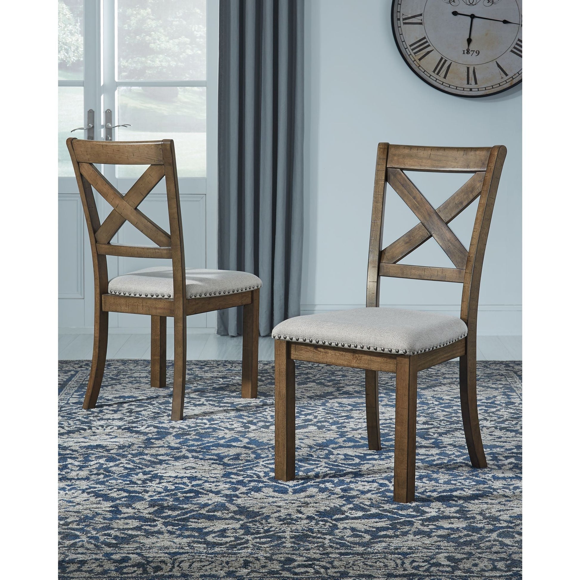Moriville 6 Piece Dining Room - Grayish Brown - (PKG002107)