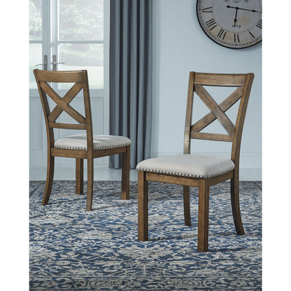 Moriville 6 Piece Dining Room - Grayish Brown - (PKG002107)
