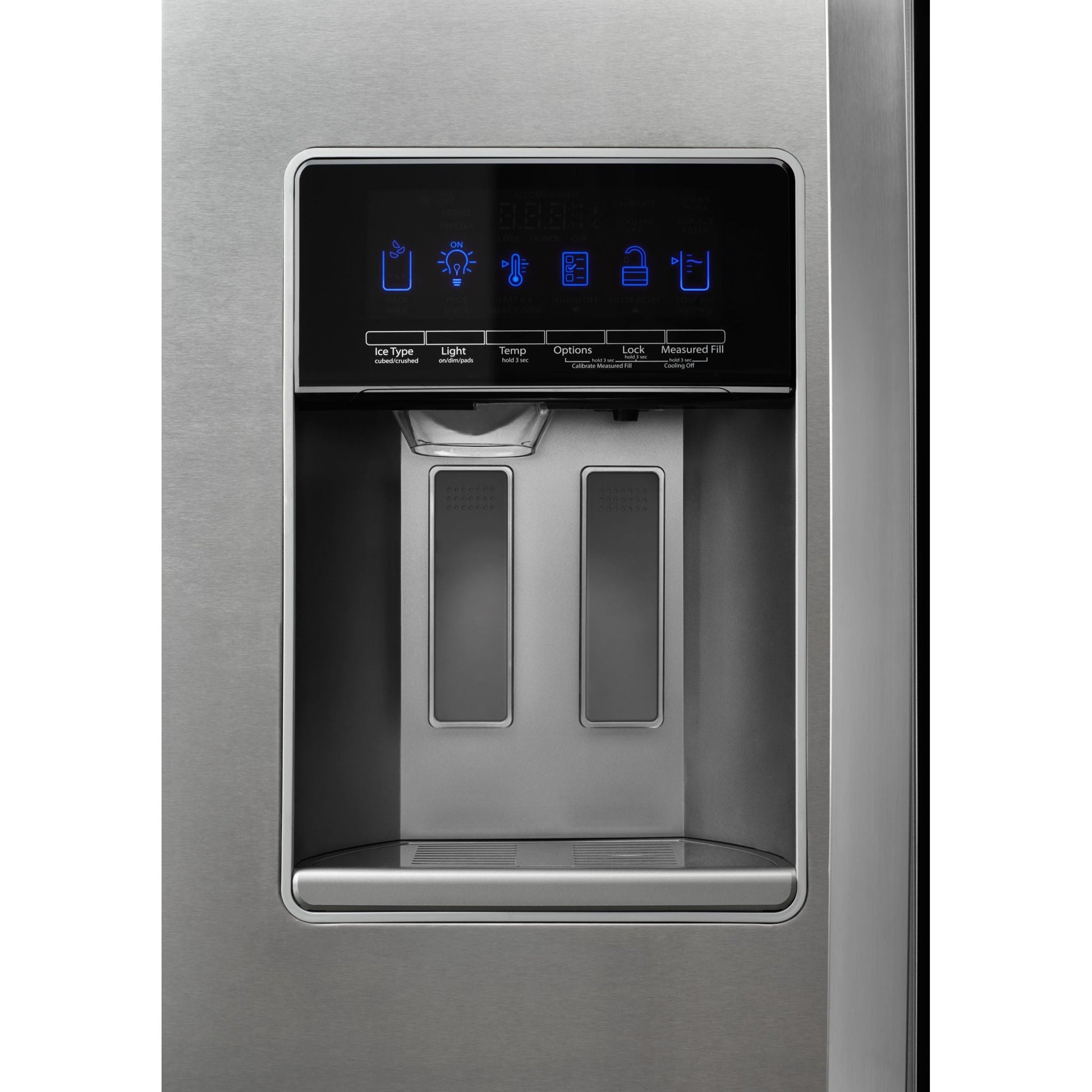 Whirlpool Side x Side Fridge (WRS571CIHZ) - Stainless Steel
