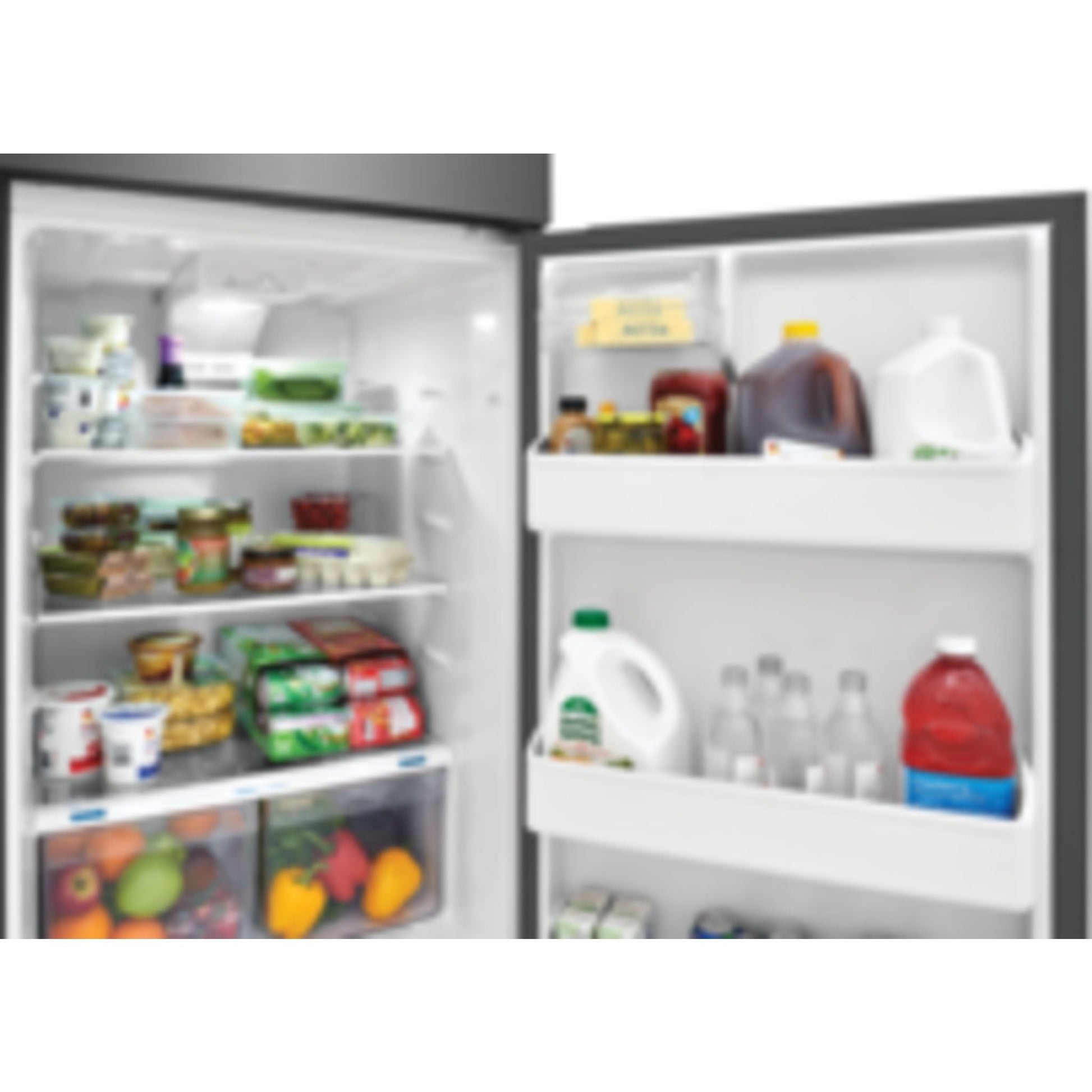 Frigidaire Top Mount Fridge (FFHT1822UV) - Brushed Steel