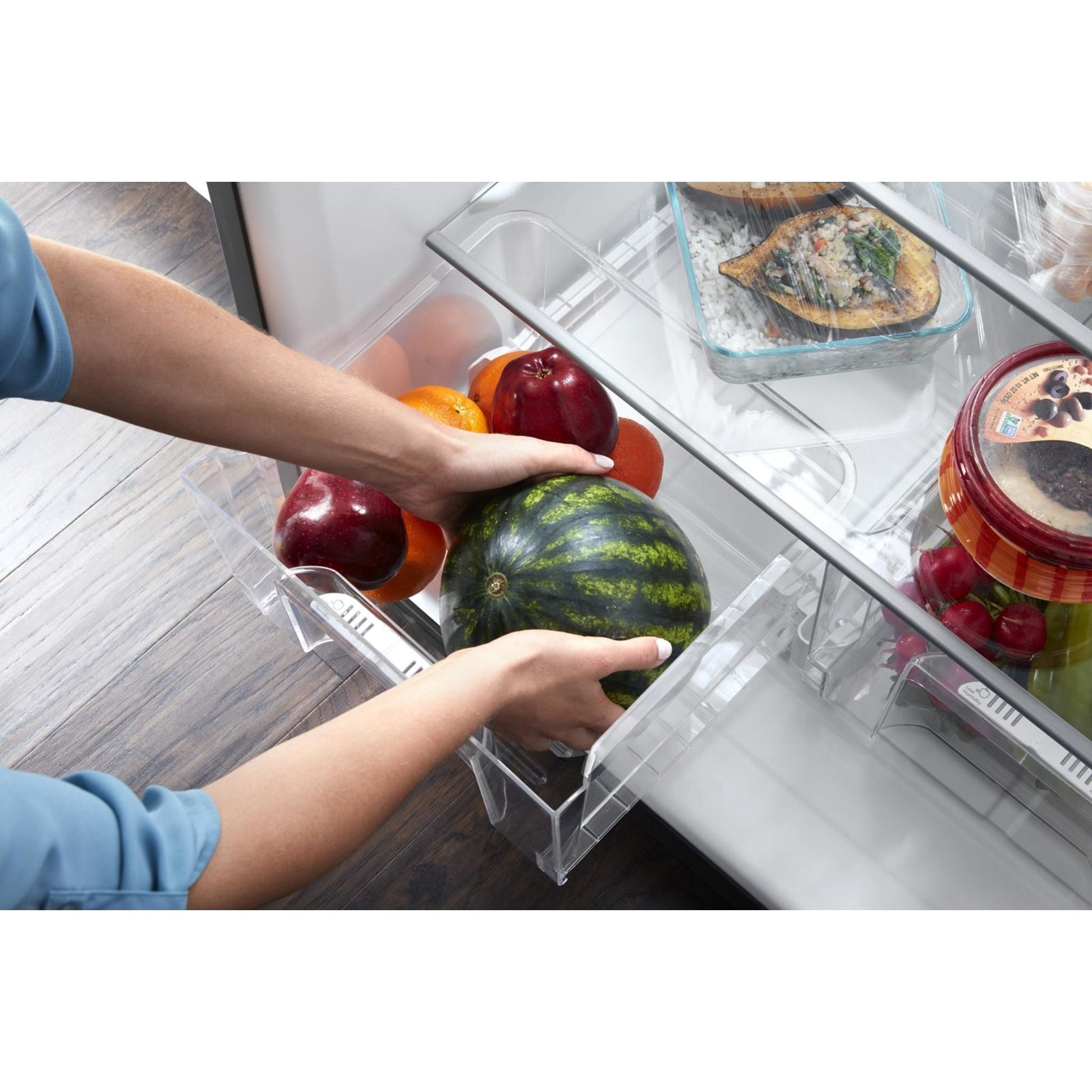 Maytag Top Mount Fridge (MRT118FFFE) - Black