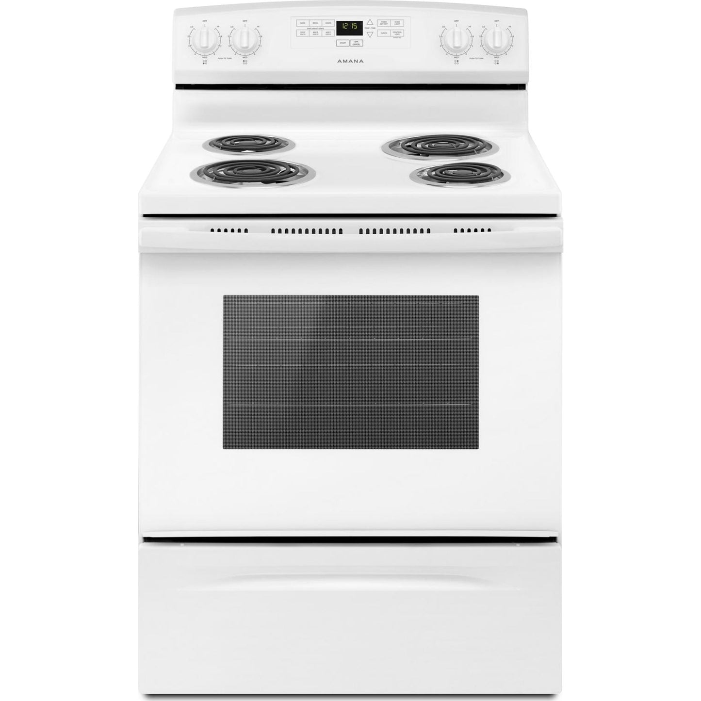 Amana 30" Electric Range (YACR4303MFW) - White