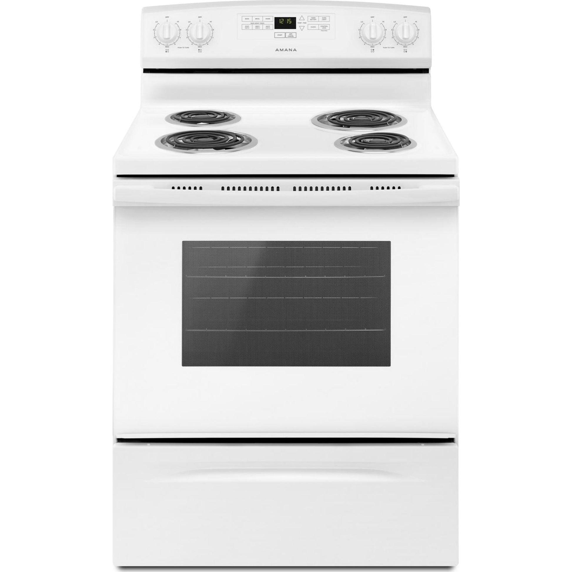 Amana 30" Electric Range (YACR4303MFW) - White