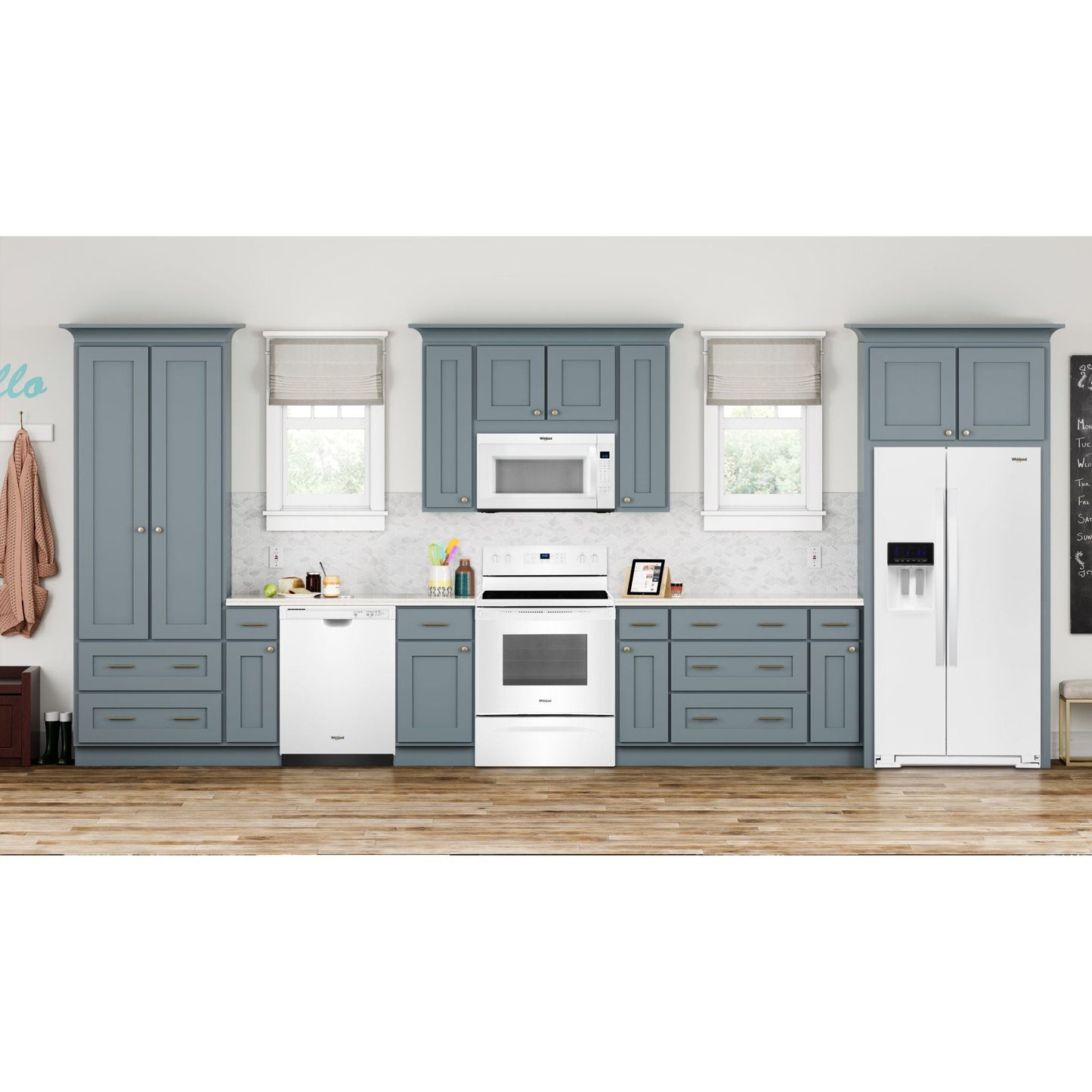 Whirlpool Side x Side Fridge (WRS571CIHW) - White