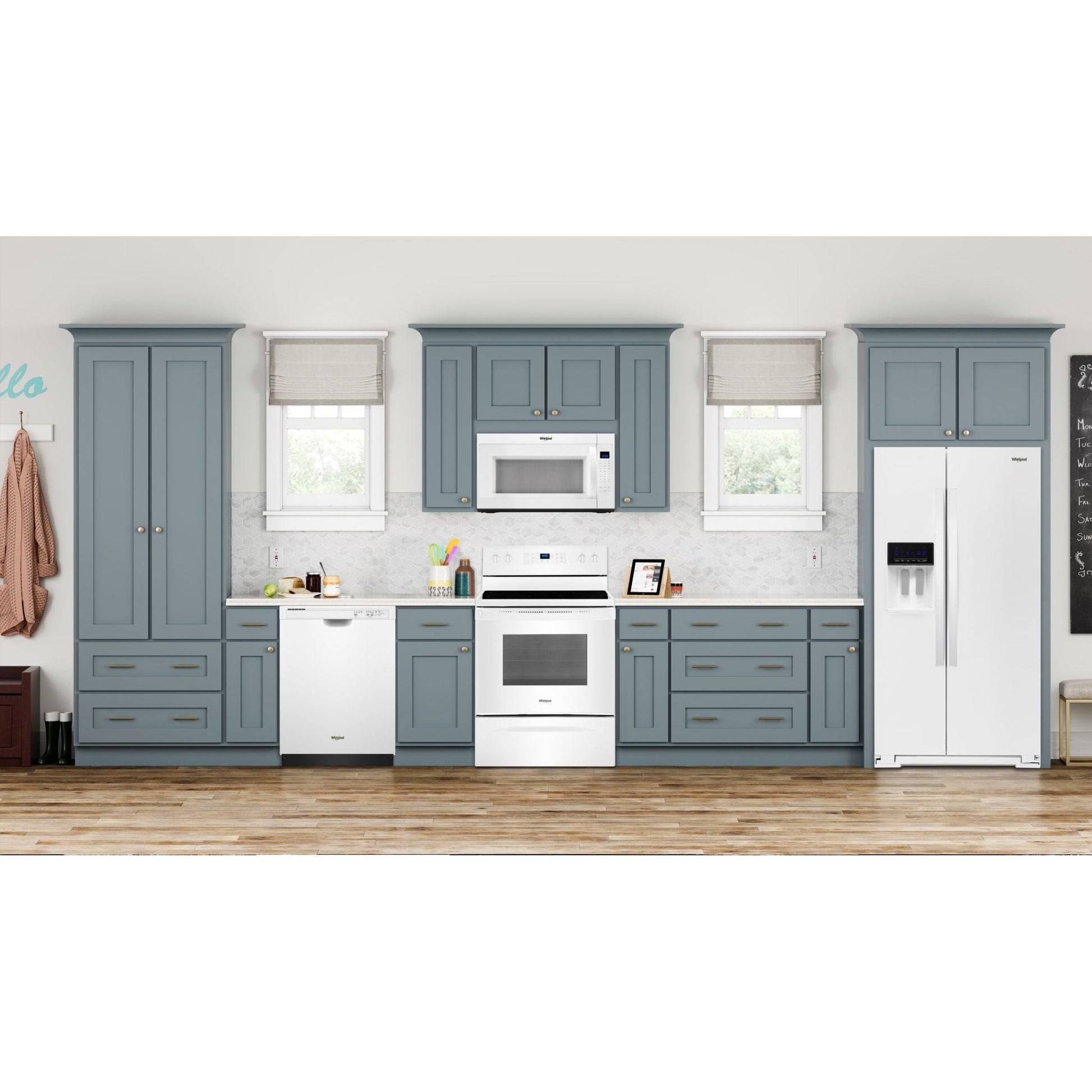 Whirlpool Side x Side Fridge (WRS571CIHW) - White