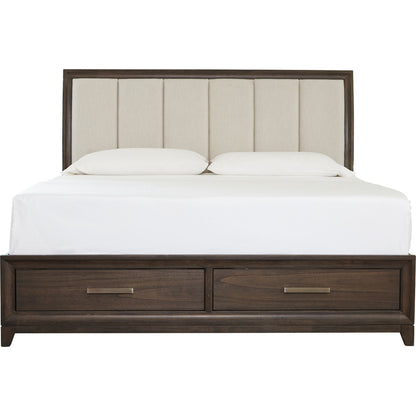 Barrington Heights 3 Piece King Storage Bed - Gray