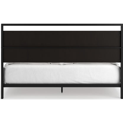Dontally Queen Bed - Gray/Black