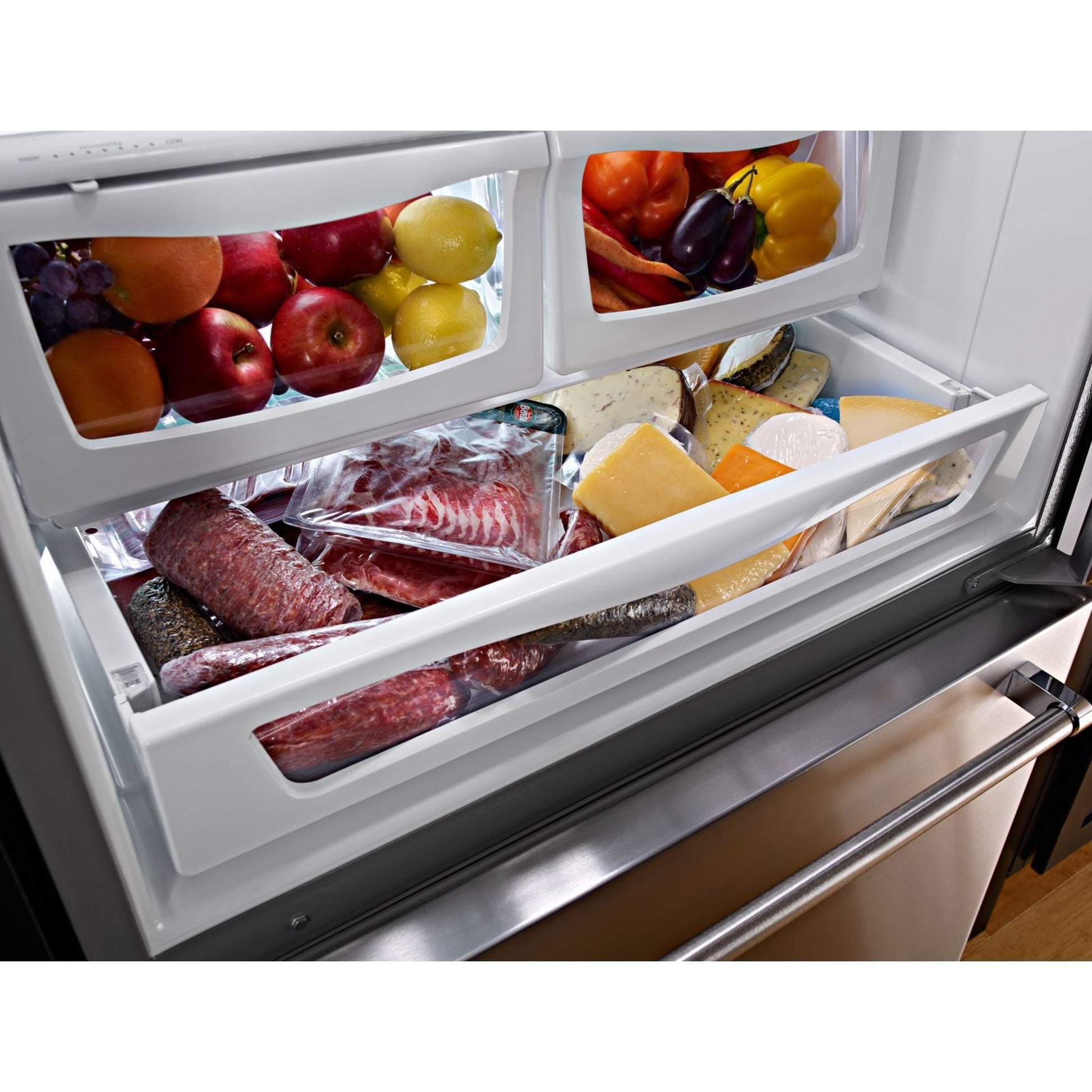 KitchenAid French Door Fridge (KRFF305ESS) - Stainless Steel